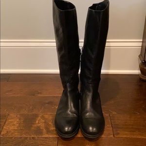 Sam Edelman Black Leather Boots- 7.5